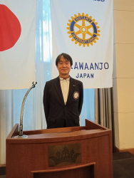 卓話担当　杉浦秀郎さん
