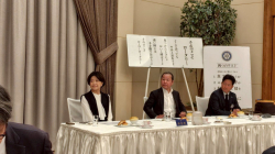 一般社団法人　運動習慣推進協会　理事長　小笠原陽子様、部長　岡本真範様.卓話担当：水谷　存さん