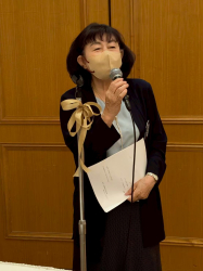 沓名由美子副幹事　報告　