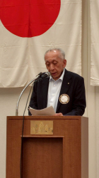 柵木政美国際奉仕委員長