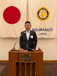 成田　徹社会奉仕委員長