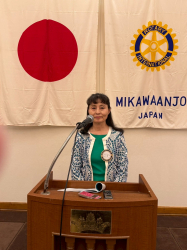 木村恭子国際奉仕委員長