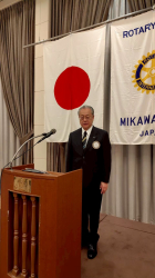 卓話者　竹内泰夫さん