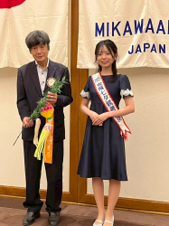 安城七夕まつり親善大使　春名優希さん