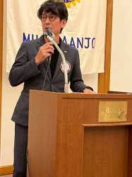 卓話担当：大見満宏さん