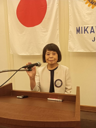 卓話者　加藤伴子さん