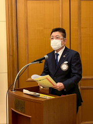 成田　徹社会奉仕委員長
