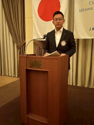 卓話担当　片岡照喜さん