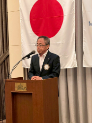 杉山敏幸会長エレクト 杉山敏幸会長エレクト
