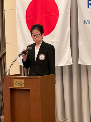 加藤泰司国際奉仕委員長 加藤泰司国際奉仕委員長