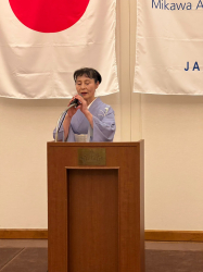 卓話担当 木村恭子さん 卓話担当 木村恭子さん