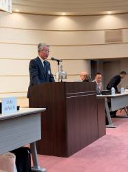 山内正幸会長  挨拶
